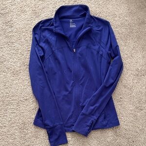 GAP Women's Blue Zip-Up Sweatshirt